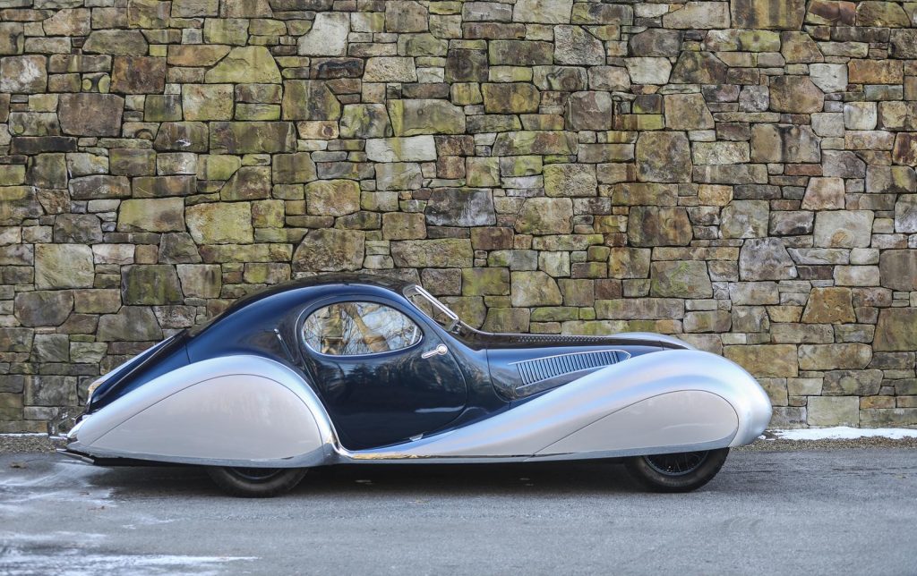 10 most expensive cars sold 2022_1937 Talbot-Lago Teardrop Coupe