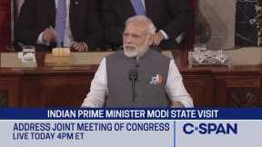 Indian Prime Minister Narendra Modi Addresses Joint Meeting of Congress