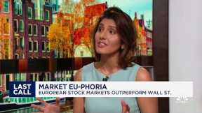 'Old economy' is hot again, says economist Anneka Treon on European markets outperforming Wall St.