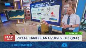 Royal Caribbean has already started showing signs of a real turnaround, says Jim Cramer