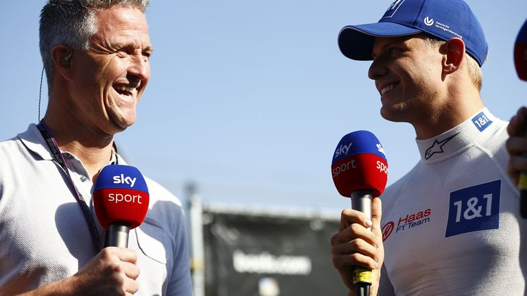 Ralf Schumacher (left) with his nephew Mick