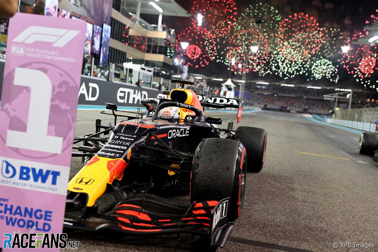 Max Verstappen, Red Bull, Yas Marina, 2021