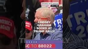 Lindsey Graham booed at Trump rally