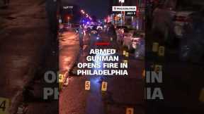 Armed gunman opens fire in Philadelphia