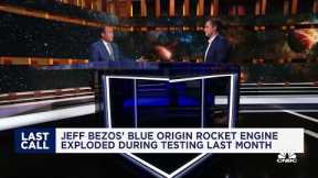 Jeff Bezos' Blue Origin rocket engine explodes during testing last month
