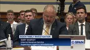 IRS Supervisory Agent & Whistleblower Gary Shapley Opening Statement