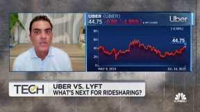 Uber's stock growth is largely due to the demise of Lyft as a competitor, says DPCM's Emil Michael
