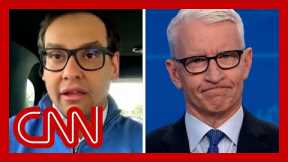 Anderson Cooper reacts to George Santos comparing himself to Rosa Parks