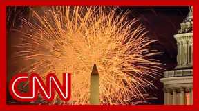 'America the Beautiful' and July 4 fireworks over Washington