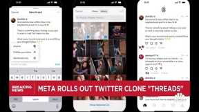 Meta rolls out 'Threads' to compete with Twitter