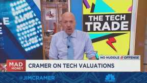 Everytime a tech segment catches fire we agonize over the same things, says Jim Cramer