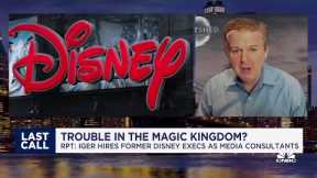 Trouble in the Magic Kingdom? Iger hires former Disney execs as media consultants