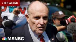 BREAKING: Rudy Giuliani speaks after surrendering at Fulton County jail