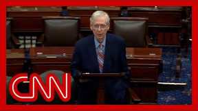 McConnell references his latest freezing episode in Senate remarks