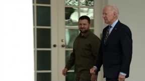 Biden announces $325 million security aid package for Ukraine during Zelenskyy visit