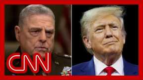 Gen. Mark Milley on a 'mistake' he made with Trump