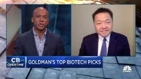 Goldman Sachs' Chris Shibutani talks his top biotech picks including Eli Lilly and Pfizer