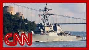 US Navy warship near Yemen intercepts multiple missiles, officials say