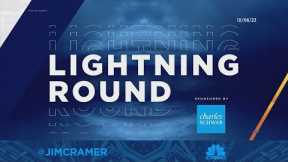 Lightning Round: Solar energy stocks are tricky right now, says Jim Cramer