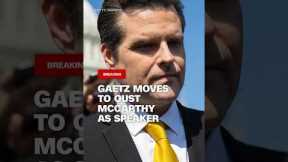 Gaetz moves to oust McCarthy as speaker