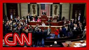 See moment House passes short-term spending bill to stop government shutdown