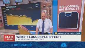 Jim Cramer takes a closer look at stocks that could be impacted by weight-loss drugs