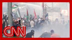Protests erupt near US embassy in Lebanon amid Gaza hospital blast
