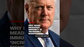 Why Mark Meadows’ immunity is ‘incredibly significant’