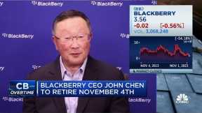 Outgoing BlackBerry CEO Chen: AI was already a big part of our offering 'before it was fashionable'