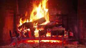 Christmas relaxing instrumental music with crackling fire sounds - Calm Christmas background music
