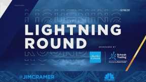 Lightning Round: The government is going to stop the Kroger-Albertsons merger, says Jim Cramer