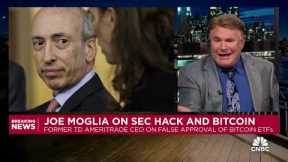 Fmr. TD Ameritrade CEO Joe Moglia talks SEC's 'X' page getting hacked