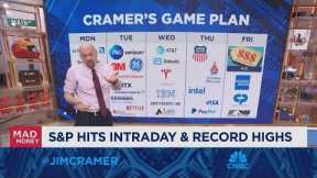 Jim Cramer looks ahead to next week's earnings schedule