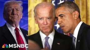 'You can just tell how worried he is': Trump again mixes up Biden with Obama