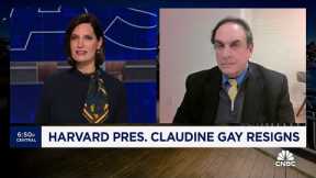 Yale's Jeff Sonnenfeld talks Harvard President Claudine Gay's departure