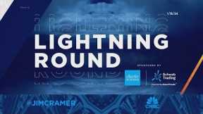 Lightning Round: I'd back Moderna here, says Jim Cramer