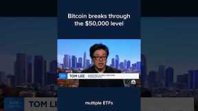 Bitcoin breaks through the $50,000 level #Shorts