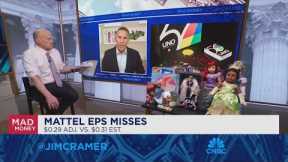 Mattel CEO Ynon Kreiz sits down with Jim Cramer after mixed Q4 results