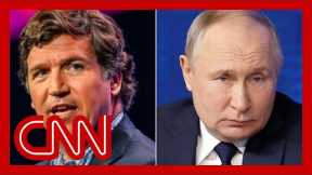 Tucker Carlson asks Putin to release American journalist jailed in Russia. See his response