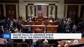 House of Representatives shoots down state and local tax deduction bill