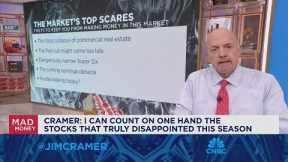I can count on one hand the stocks that truly disappointed this season, says Jim Cramer