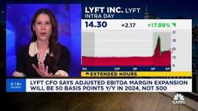 Lyft issues correction on EBITDA margin expansion as 50 bps year-over-year in 2024, not 500 bps