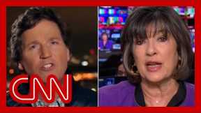 Amanpour pushes back on Tucker Carlson's claim about Putin interview