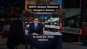 WaPo: Giuliani, Meadows and more charged in Arizona 'fake elector' plot