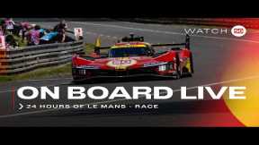  Onboard the #50 LIVE race action at 24H of Le Mans 2024 | Ferrari Hypercar Part 1 