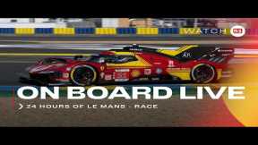  Onboard the #51 LIVE race action at 24H of Le Mans  2024 | Ferrari Hypercar Part 1 