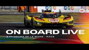  Onboard the #83 LIVE race action at 24H of Le Mans 2024 | Ferrari Hypercar Part 1 