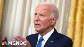 The hardest decision he's had to make: Biden addresses the nation