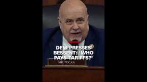 Dem presses Bessent: “Who pays tariffs?”