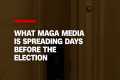 What MAGA media is spreading days